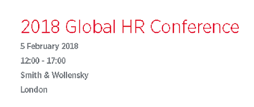 The 2018 Global HR Conference